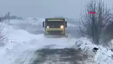 Edirne'de Kar Kıyameti: Temizlik Çalışmaları Sürüyor!