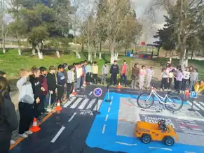 Edirne Uzunköprü'de Öğrencilere Trafik Eğitimi