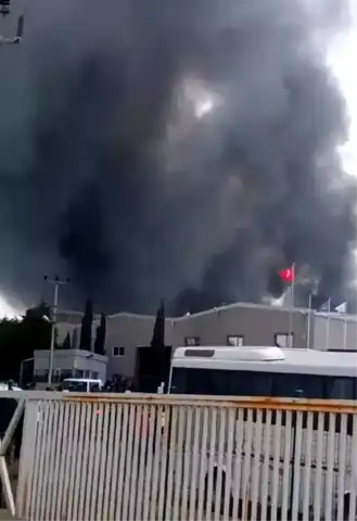 Edirne OSB'deki Fabrikada Yangın!