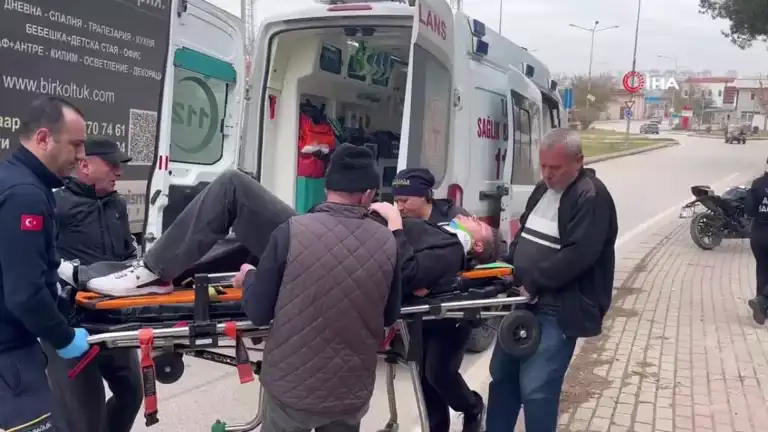 Motosiklet Kazası: Sürücü Yaralandı